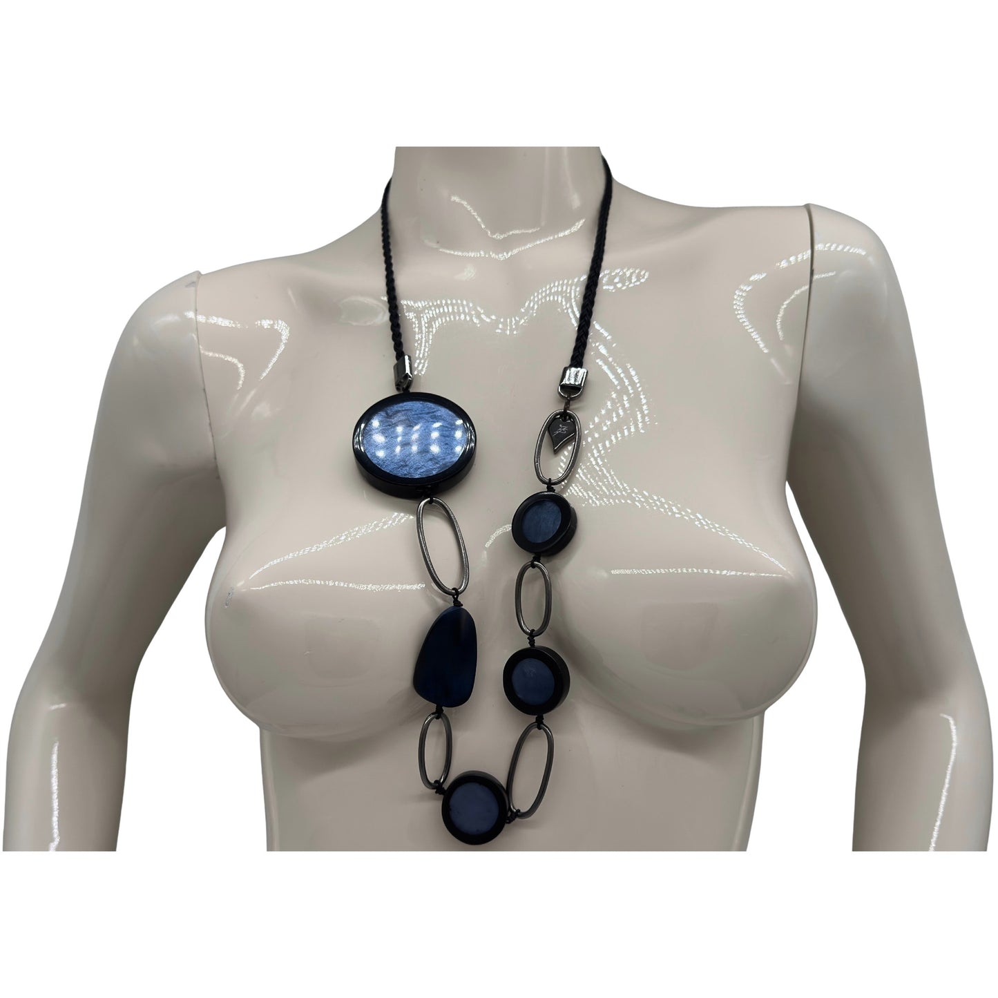 Halskette Luminara Capiz (flieder)