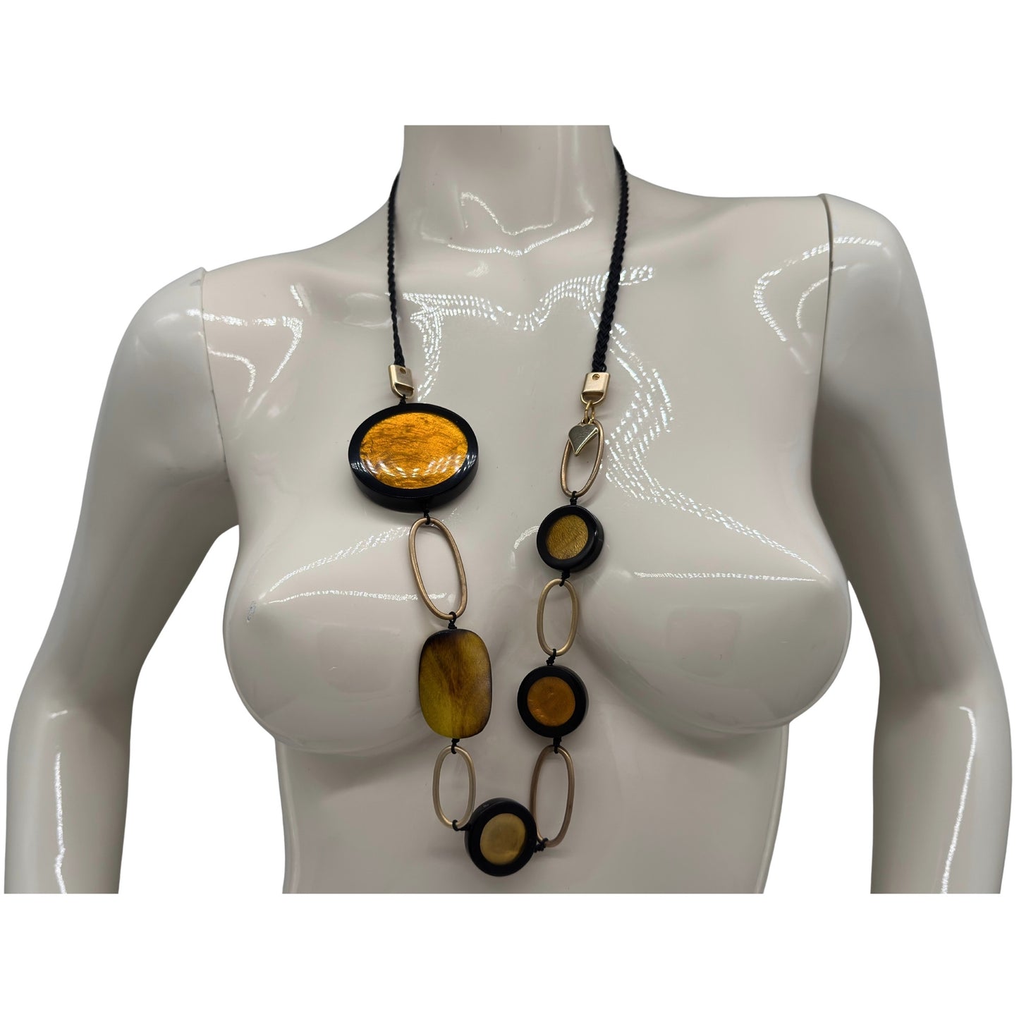 Halskette Luminara Capiz (flieder)