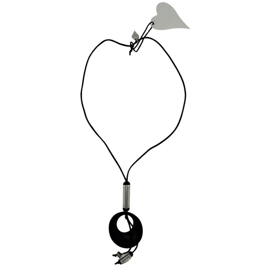 Halskette Aluna Noir (schwarz transparent)