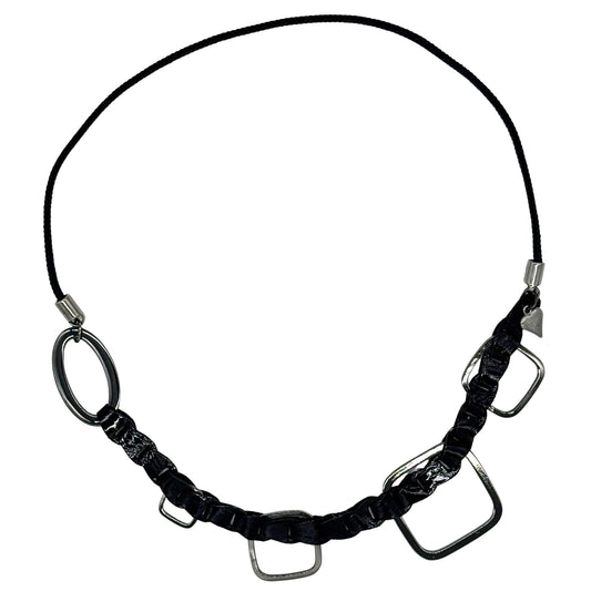 Halskette Linea Metallica (schwarz)